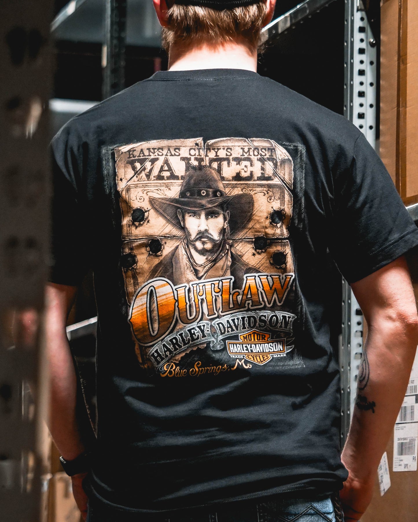 H-D Eagle Bar & Shield Mens T-Shirt