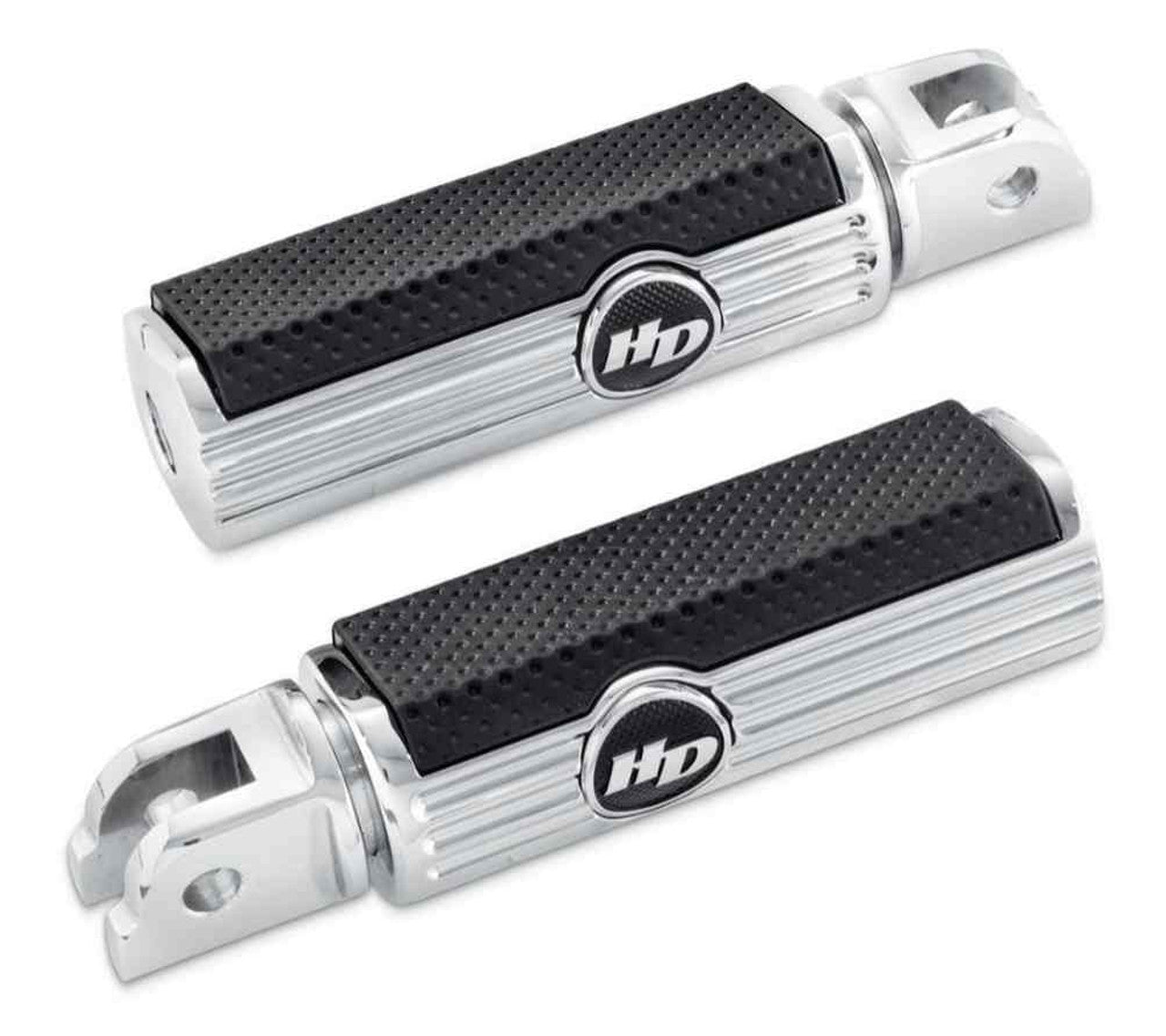 Harley-Davidson® Defiance Rider Footpegs - Chrome, Fits Softail Models