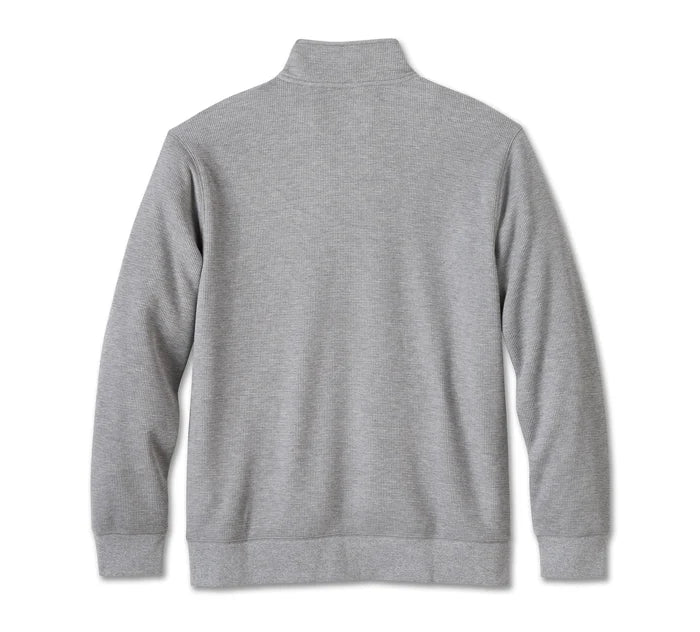 Men's Genuine Bar & Shield Track Jacket - Medium Heather Grey