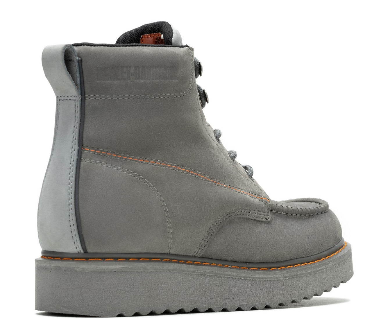 Harley-Davidson® Men's Beau 6-Inch WP Dark Grey Leather Boots