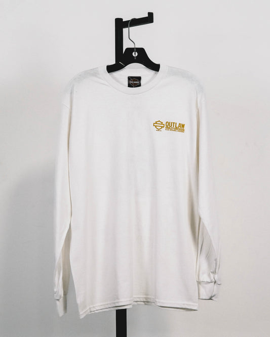 Outlaw Arch Long Sleeve-White