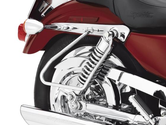 SADDLEBAG SUPPORTS - CHROME - fits 94-15 XL models