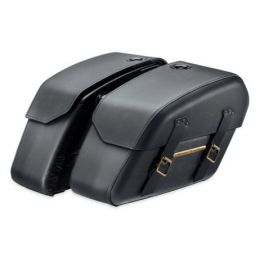 Harley-Davidson® Detachables™ Saddlebags - Brass Trim